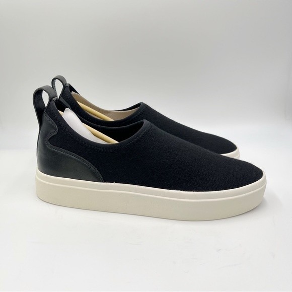Lucky Brand Women Tauve Black White Platform Slip On Sneakers Shoes Size 8.5 NEW - Picture 2 of 13